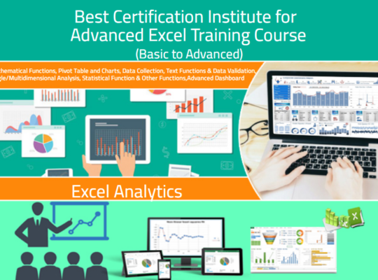 Best Advanced Excel Training in Delhi, Shakarpur,